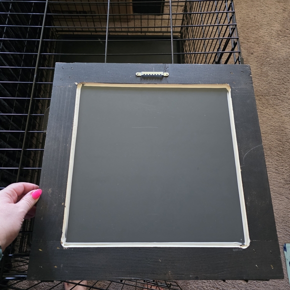 Primitive Black and Cream Rustic Frame - Picture 5 of 5